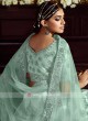 Sky Blue Net Lehenga Choli